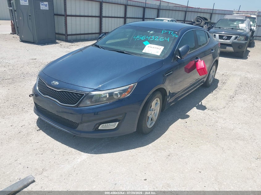 Vin: knagm4a73f5564692, lot: 46141788, kia optima lx 20152
