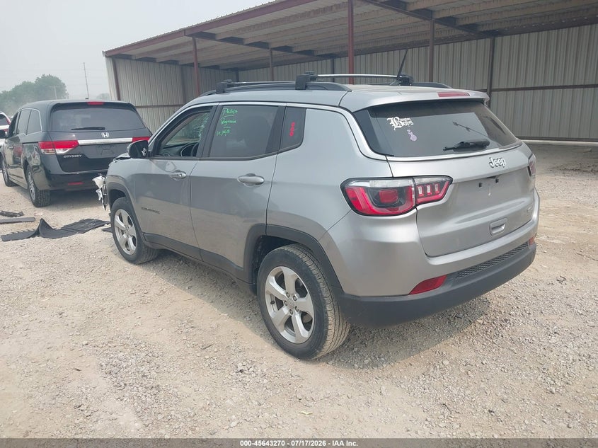 Vin: 3c4njcbb7jt410849, lot: 46141793, jeep compass latitude fwd 20183