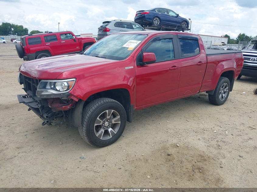 2016 Chevrolet Colorado, Удар спереду, IAAI, VIN 1GCPTDE19G1354599 — фото 2