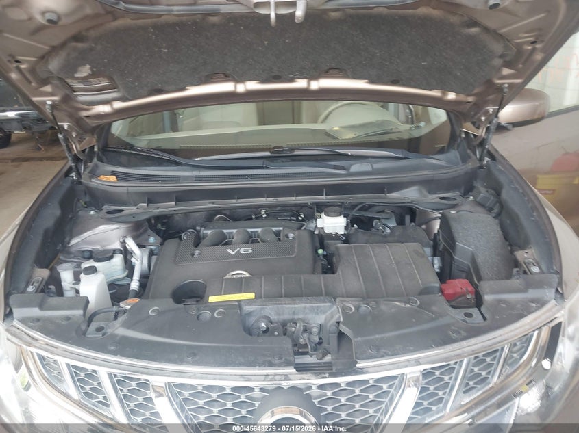 2014 Nissan Murano Sl VIN: JN8AZ1MW5EW521643 Lot: 45643279