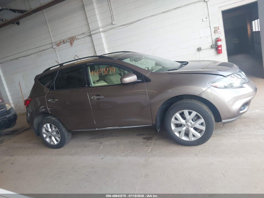 2014 Nissan Murano Sl VIN: JN8AZ1MW5EW521643 Lot: 45643279