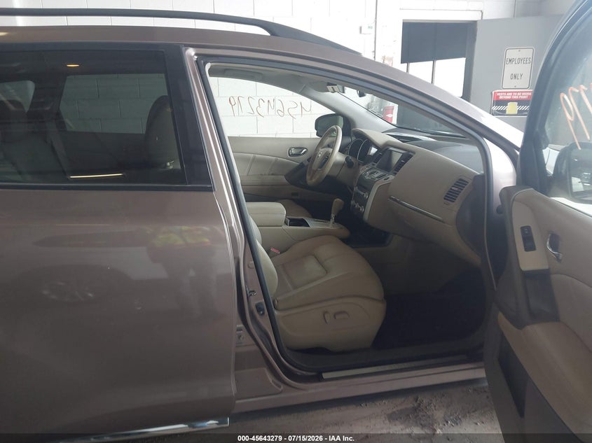 2014 Nissan Murano Sl VIN: JN8AZ1MW5EW521643 Lot: 45643279