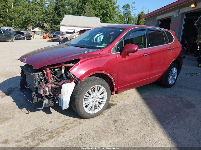 Vin: lrbfxbsa6jd055052, lot: 46141848, buick envision preferred 20182