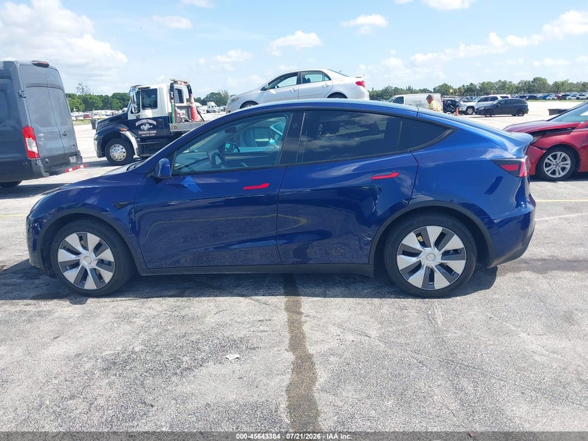 2023 Tesla Model Y Awd/Long Range Dual Motor All-Wheel Drive VIN: 7SAYGAEE5PF844381 Lot: 45643384