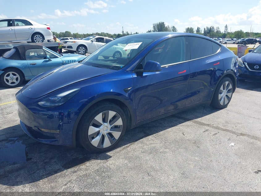 2023 Tesla Model Y Awd/Long Range Dual Motor All-Wheel Drive VIN: 7SAYGAEE5PF844381 Lot: 45643384
