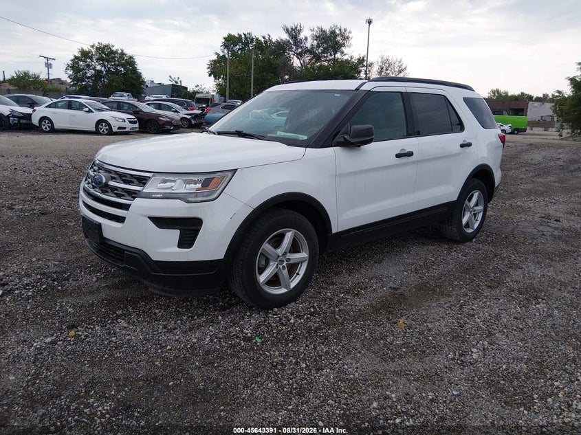 2018 Ford Explorer, Обычный износ, IAAI, VIN 1FM5K8B81JGC45525 — фото 2