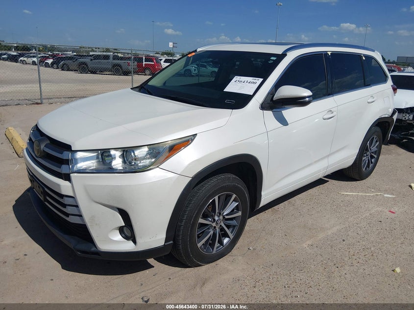 Vin: 5tdkzrfh1js534087, lot: 46141923, toyota highlander xle 20182