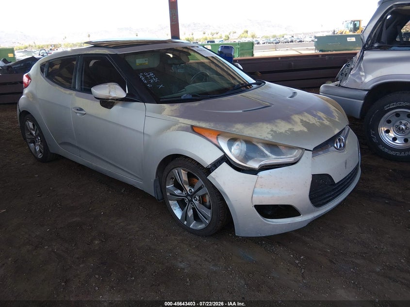 Vin: kmhtc6adxdu141726, lot: 46141925, hyundai veloster base w/black 2013 img_1