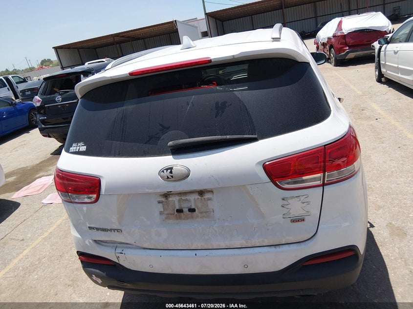 2018 Kia Sorento 2.4L Lx VIN: 5XYPG4A38JG388116 Lot: 45643461