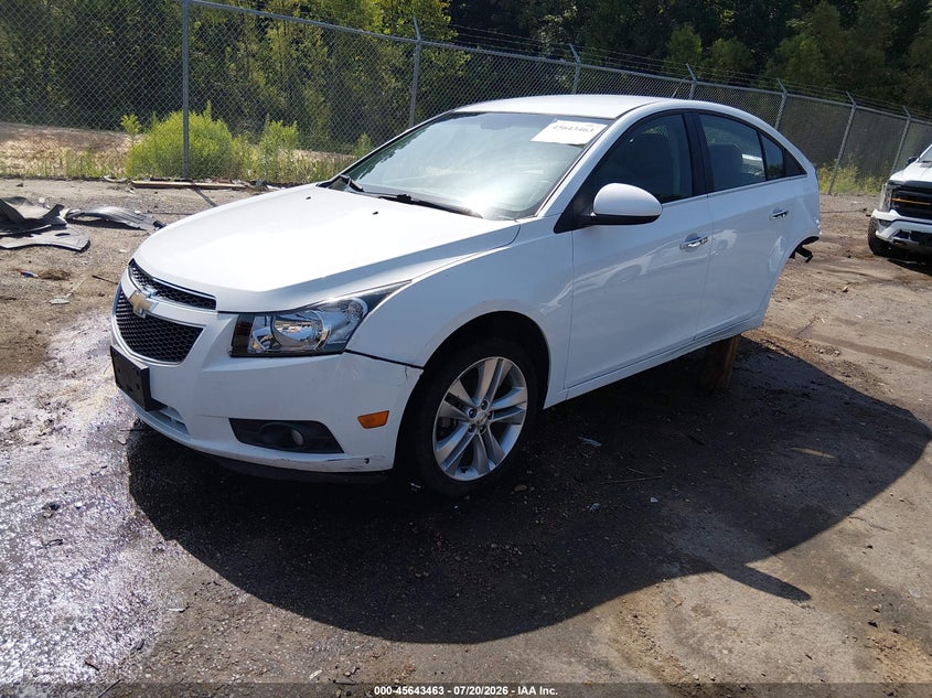 2012 Chevrolet Cruze, Rear, IAAI, VIN 1G1PH5SC4C7147440 — photo 2