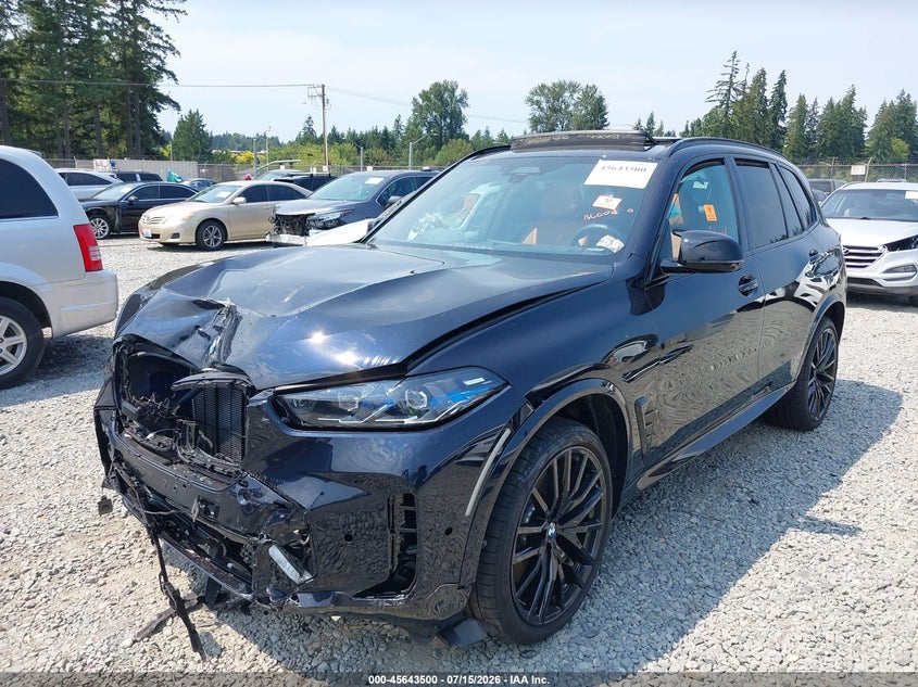 Vin: 5ux33eu0xt9252347, lot: 46142023, bmw x5 m60i 20262