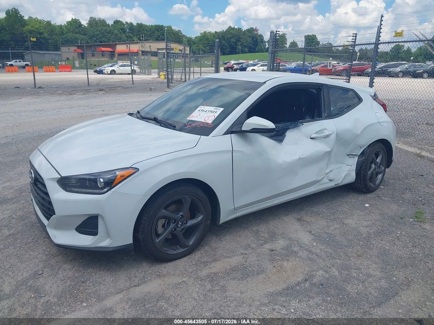 Vin: kmhtg6af6lu024701, lot: 46142028, hyundai veloster 2.0 20202