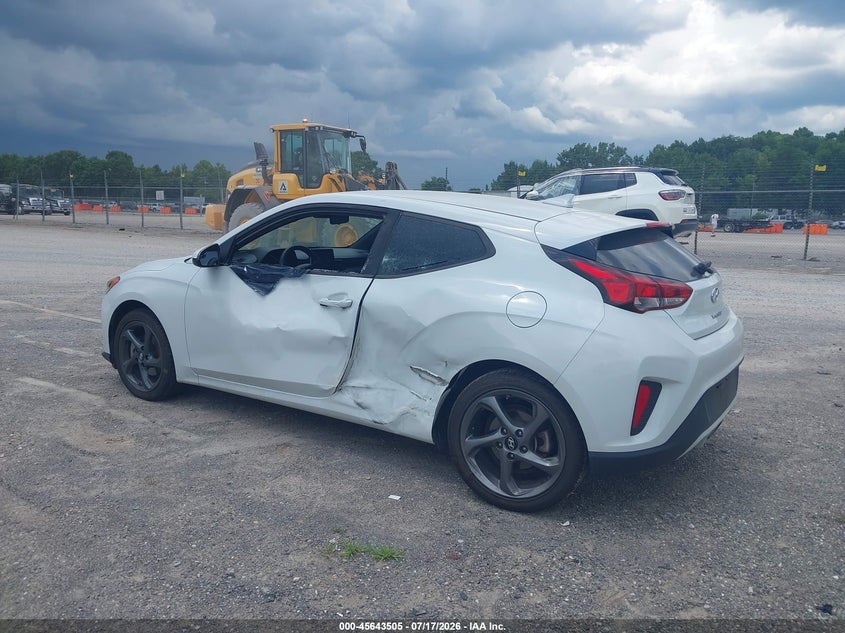 Vin: kmhtg6af6lu024701, lot: 46142028, hyundai veloster 2.0 20203