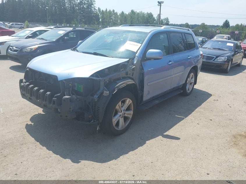 2010 Toyota Highlander, Front End, IAAI, VIN 5TDDK3EH8AS020359 — photo 2