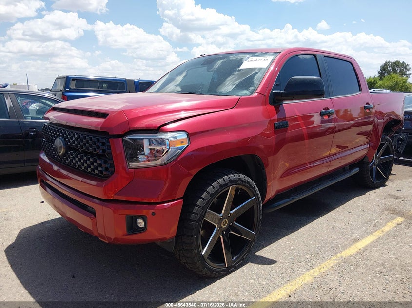 2018 Toyota Tundra, Rear, IAAI, VIN 5TFAY5F17JX773535 — photo 2