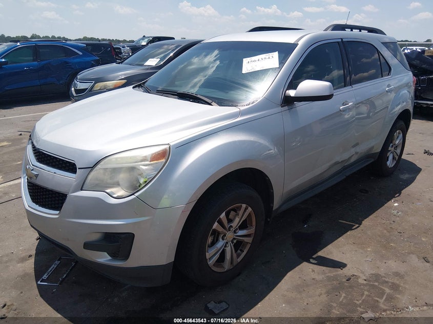 2011 Chevrolet Equinox, Затопление, IAAI, VIN 2GNALDEC0B1210957 — фото 2