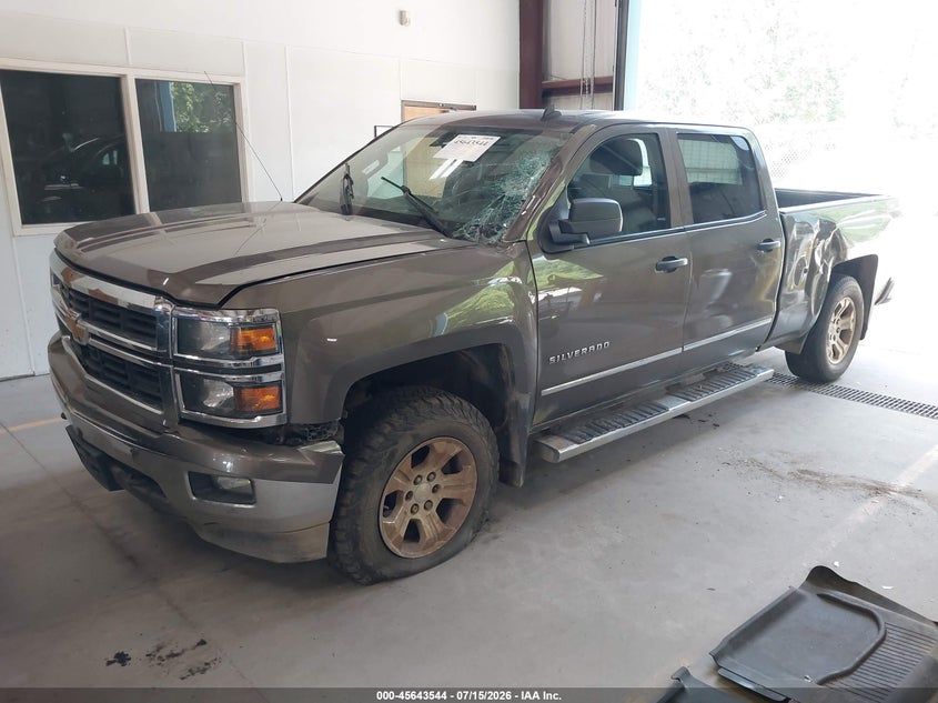 2014 Chevrolet Silverado, Стихия, IAAI, VIN 3GCUKREC4EG134919 — фото 2