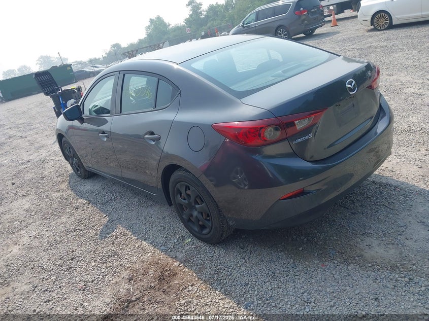 Vin: jm1bm1t75g1342026, lot: 46142069, mazda mazda3 20163