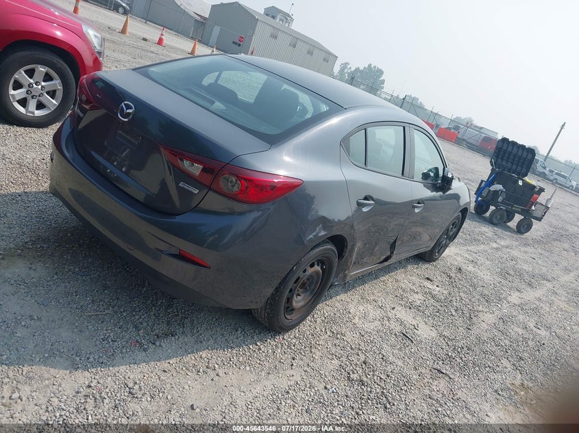 Vin: jm1bm1t75g1342026, lot: 46142069, mazda mazda3 20164