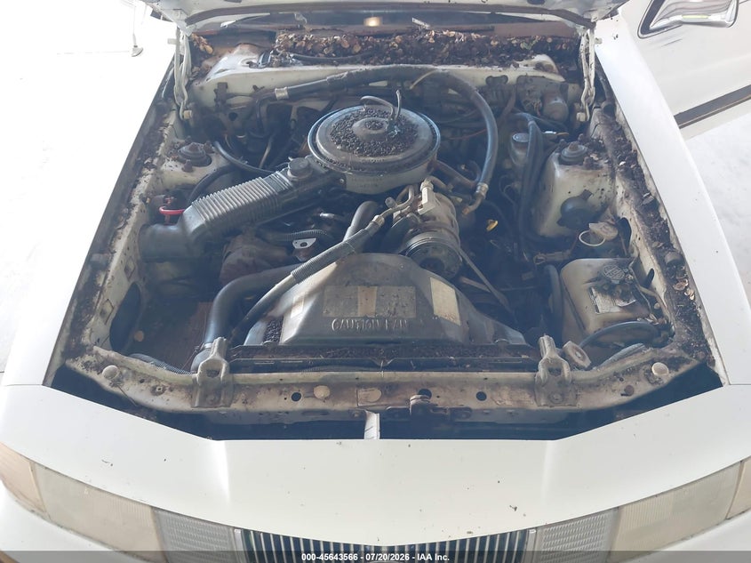 1987 Mercury Cougar Ls VIN: 1MEBM6031HH692677 Lot: 45643566