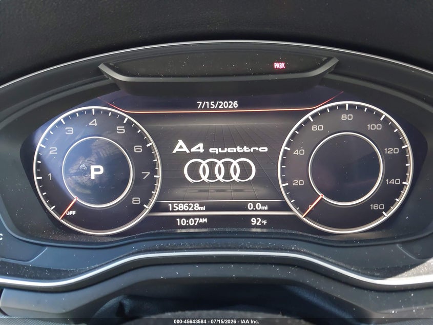 2018 AUDI A4 auction photo 7
