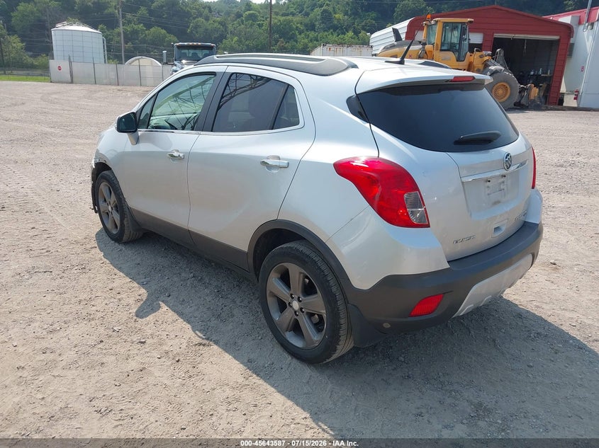 Vin: kl4cjesb1eb605561, lot: 46142110, buick encore 20143
