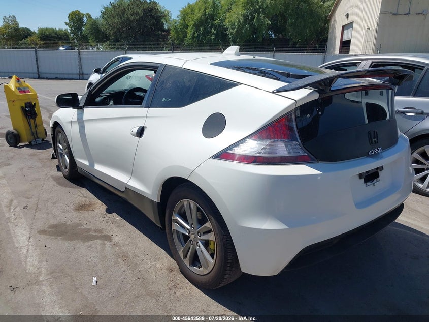 Vin: jhmzf1d47ds003169, lot: 46142112, honda cr-z 20133