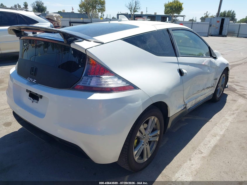 Vin: jhmzf1d47ds003169, lot: 46142112, honda cr-z 20134