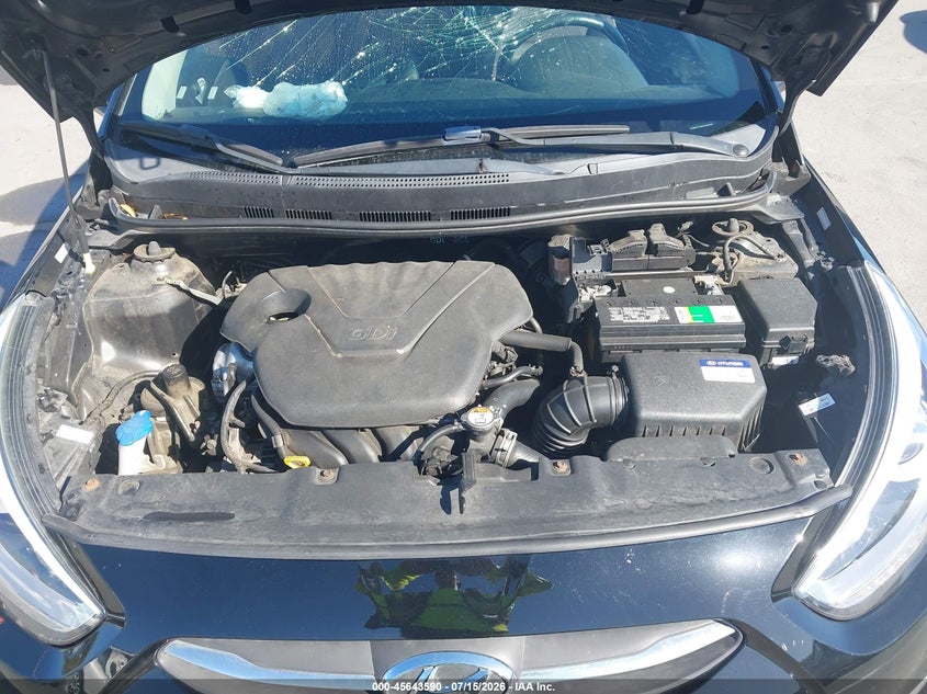 2017 Hyundai Accent Sport VIN: KMHCU5AEXHU355380 Lot: 45643590
