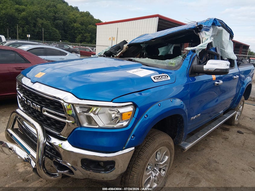 Vin: 1c6srfft4pn654250, lot: 46142127, ram 1500 big horn  4x4 5'7 box 20232