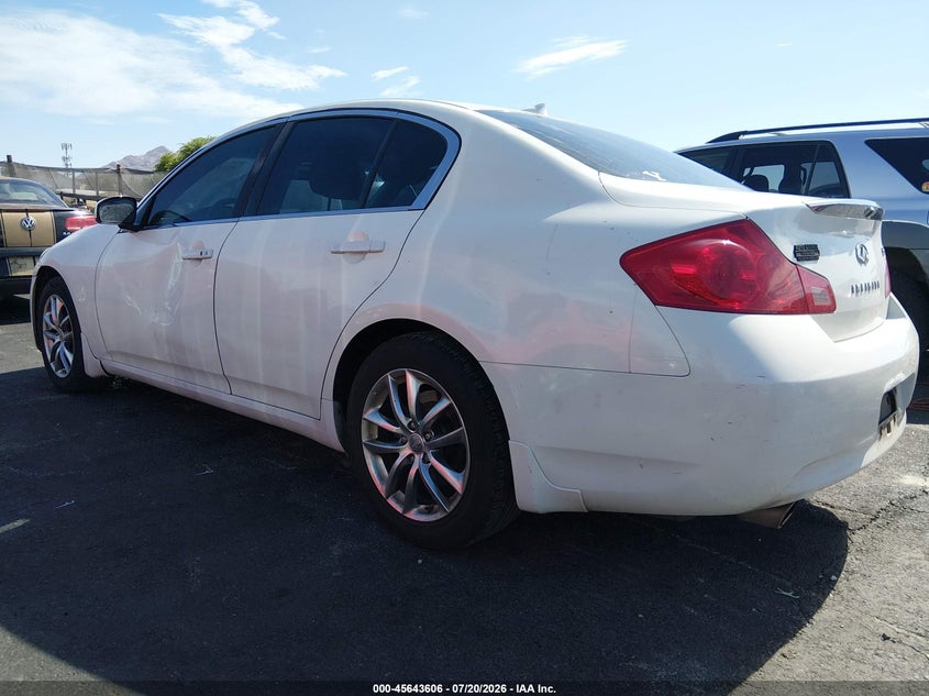 2008 Infiniti G35X VIN: JNKBV61F08M253404 Lot: 45643606