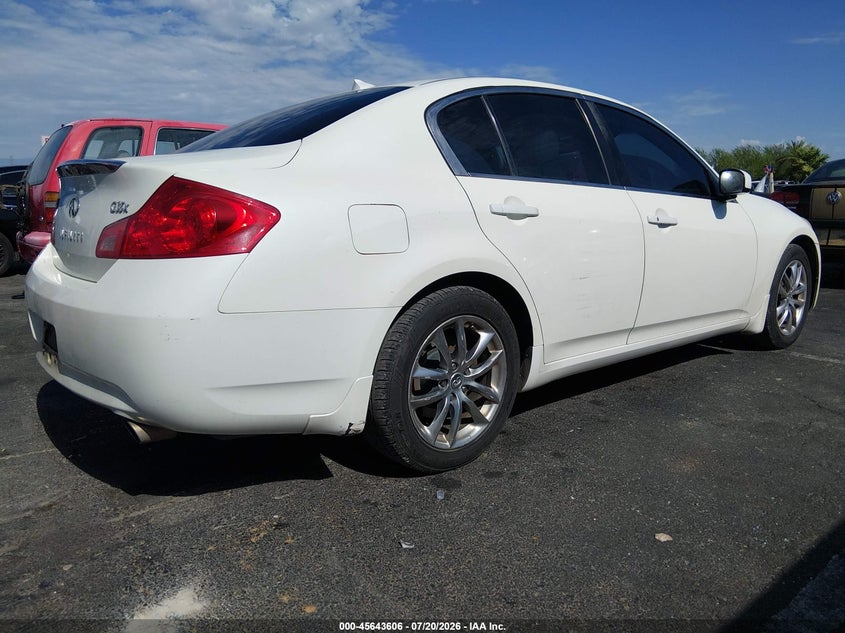 2008 Infiniti G35X VIN: JNKBV61F08M253404 Lot: 45643606