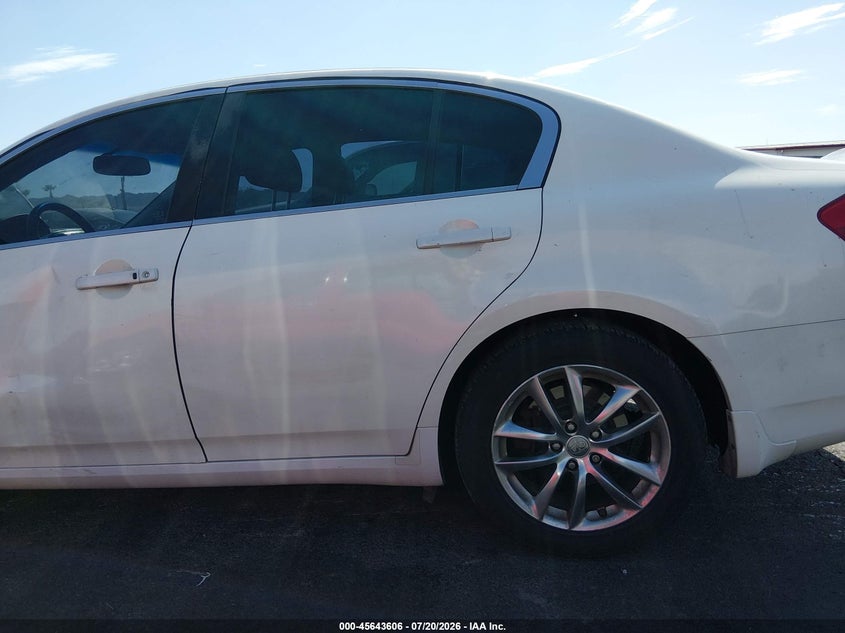2008 Infiniti G35X VIN: JNKBV61F08M253404 Lot: 45643606