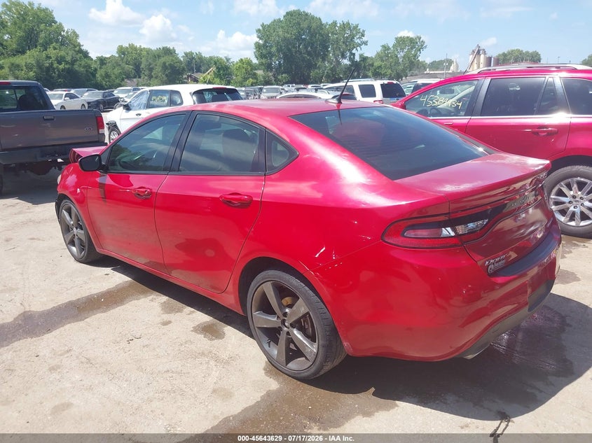 Vin: 1c3cdfba0dd305267, lot: 46142152, dodge dart sxt 20133