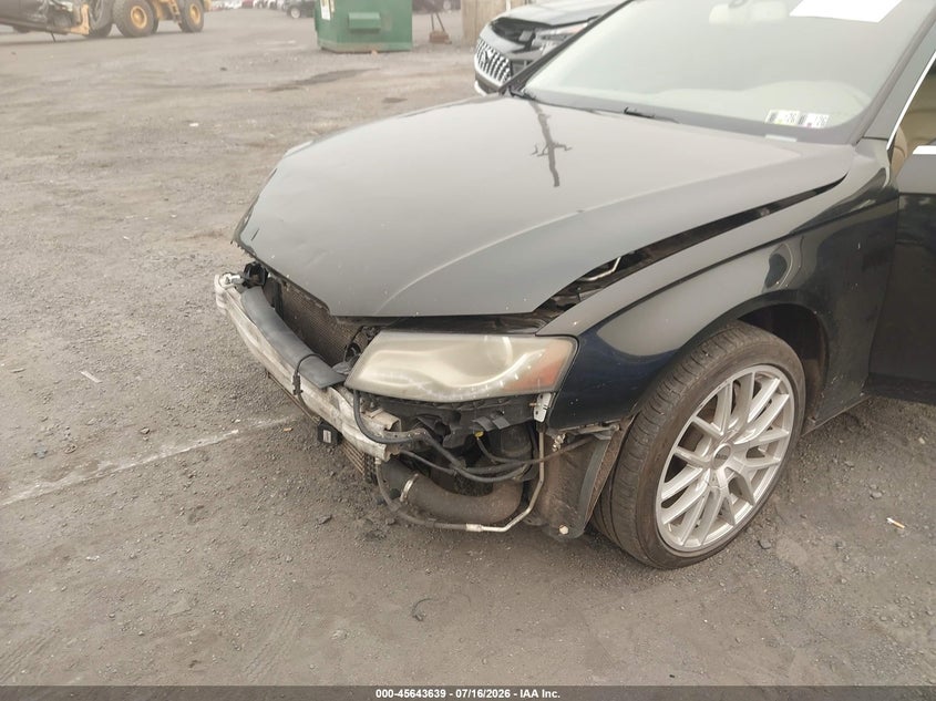 2011 Audi A4 2.0T Premium VIN: WAUFFAFL9BN030925 Lot: 45643639