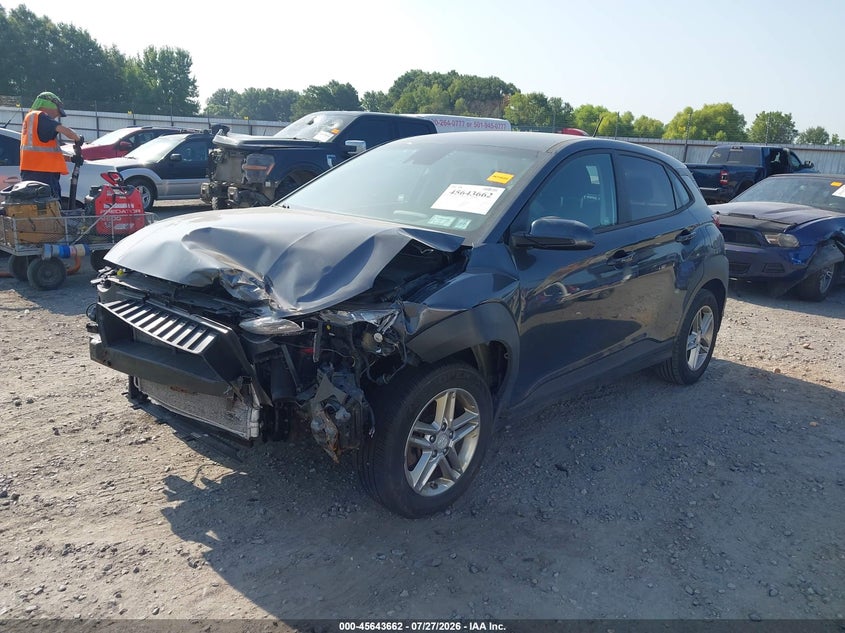 Vin: km8k1caa7mu627996, lot: 46142185, hyundai kona se 20212