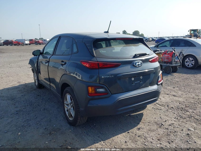 Vin: km8k1caa7mu627996, lot: 46142185, hyundai kona se 20213