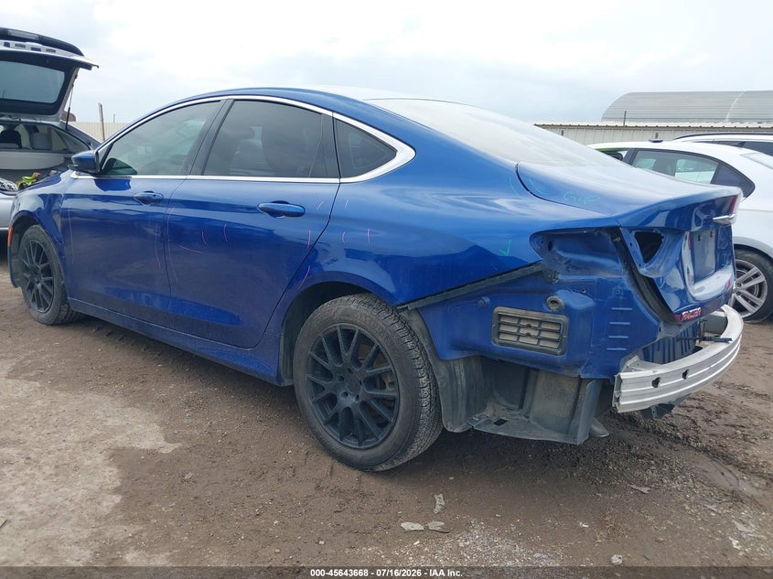 Vin: 1c3cccab3fn606124, lot: 46142191, chrysler 200 limited 20153
