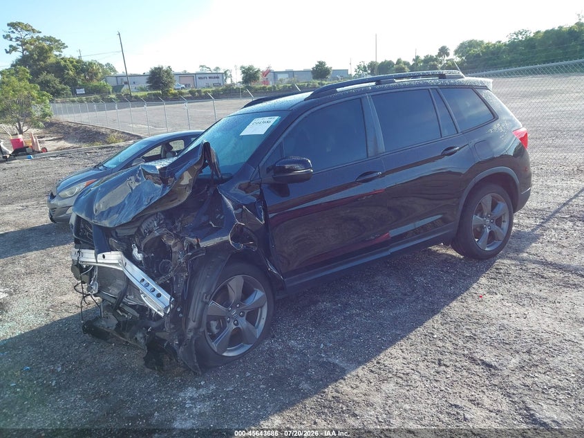 2019 Honda Passport Touring VIN: 5FNYF7H97KB006962 Lot: 45643686