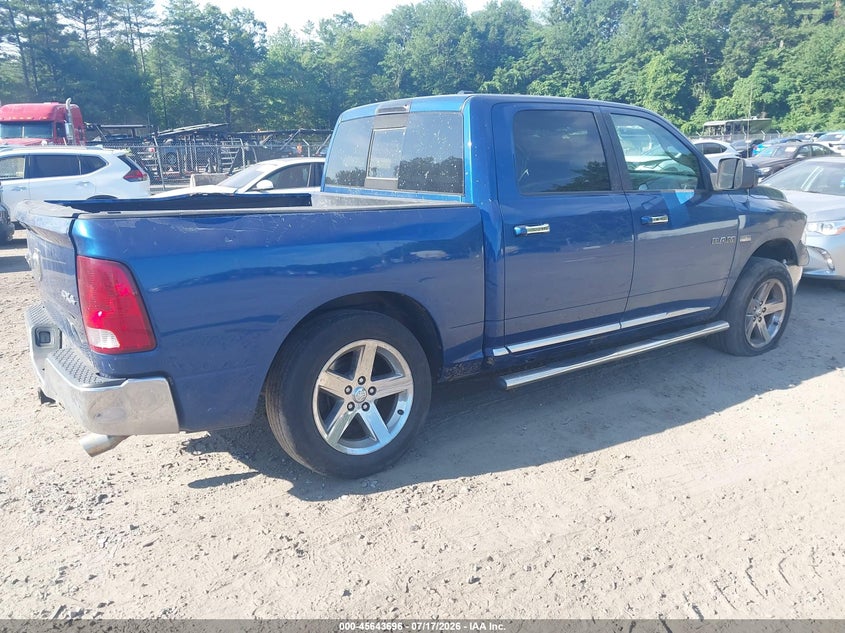 Vin: 1d7rv1ct7as202172, lot: 46142219, dodge ram 1500 slt/sport/trx 20102