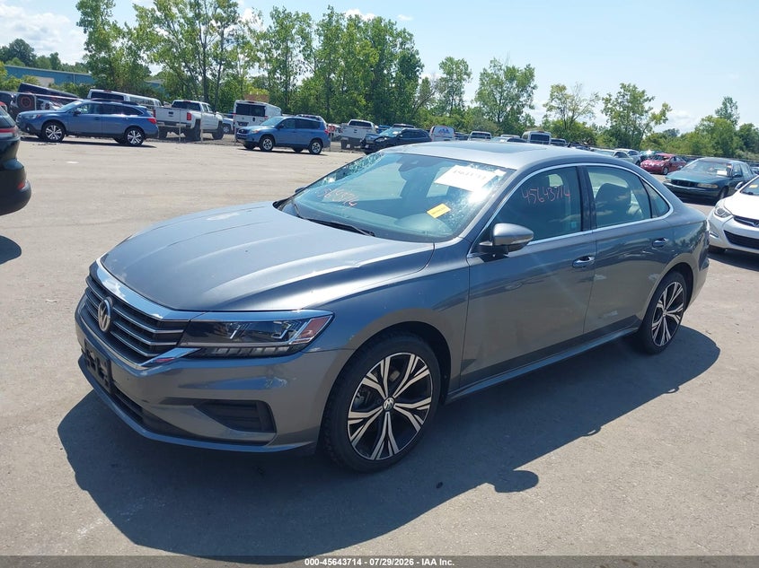 Vin: 1vwsa7a31nc003354, lot: 46142238, volkswagen passat 2.0t se 20222