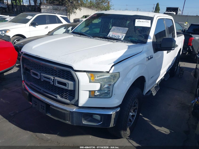 2016 Ford F-150, Right Side, IAAI, VIN 1FTEW1CG2GKD01919 — photo 2