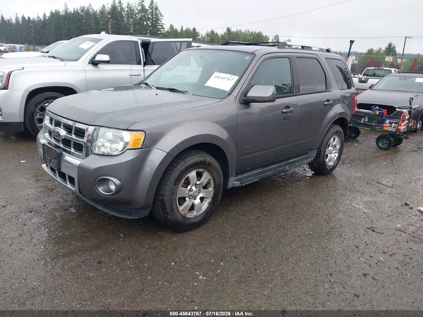 Vin: 1fmcu9eg7ckc09512, lot: 46142290, ford escape limited 20122
