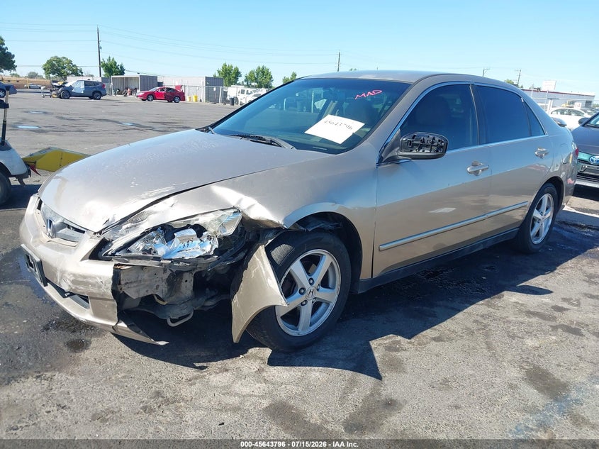 2005 Honda Accord 2.4 Lx, Left Front, IAAI, VIN JHMCM56425C006704 — photo 2
