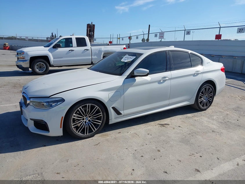 Vin: wbaja9c54kb391932, lot: 46142374, bmw 530e iperformance 20192