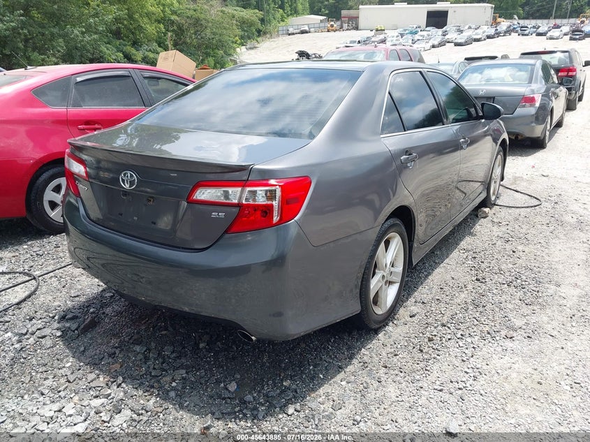 Vin: 4t1bf1fk6eu367695, lot: 46142408, toyota camry se 20144