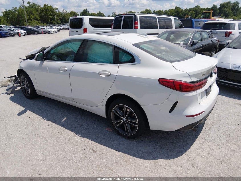 Vin: wba73ak06m7j42680, lot: 46142410, bmw 228i gran coupe xdrive 20213