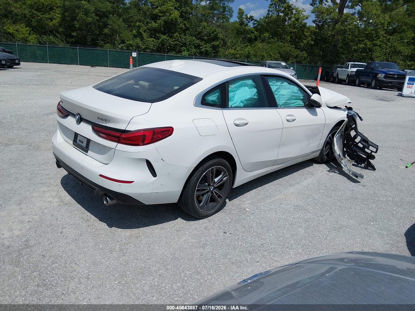 Vin: wba73ak06m7j42680, lot: 46142410, bmw 228i gran coupe xdrive 20214