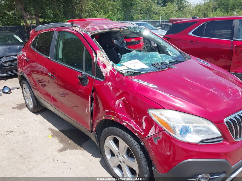 2015 Buick Encore Convenience VIN: KL4CJBSB6FB127959 Lot: 45643894