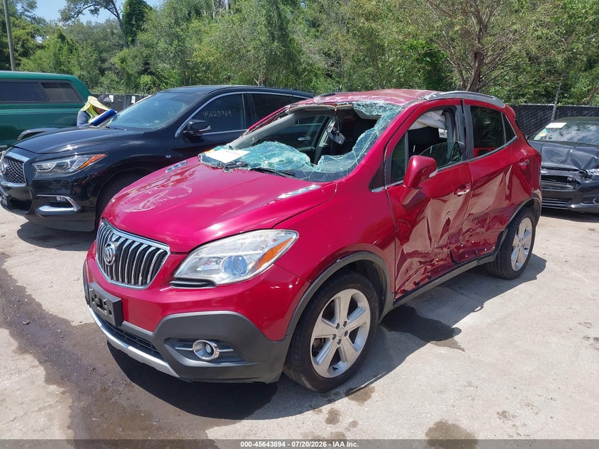 Vin: kl4cjbsb6fb127959, lot: 46142417, buick encore convenience 20152